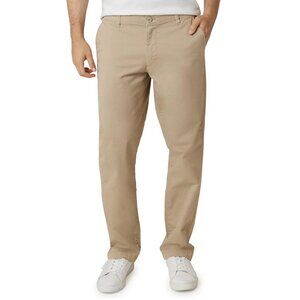 Chaps Men's Classic Stretch Straight Fit Coastland Wash Chino Pant - Khaki